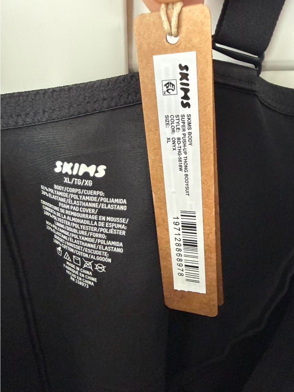 SKIMS Body Super Push Up Thong Bodysuit - Picture 6 of 7